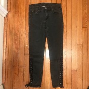 CARMAR Denim Lace Up black jeans LF